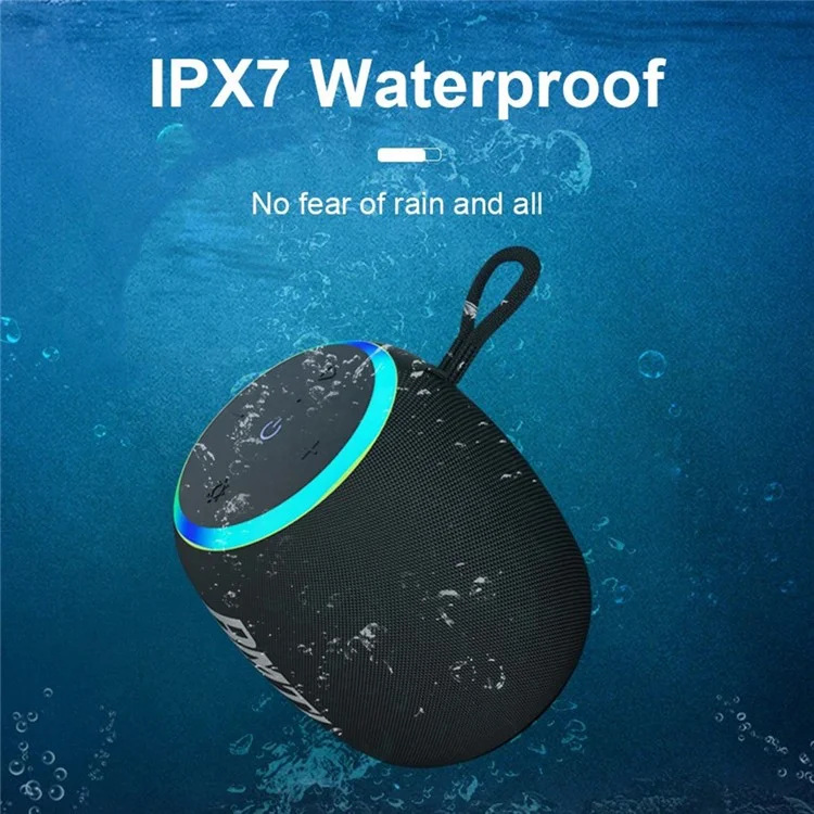 BMTL (XDOBO) Bucket Portable 15W Outdoor TWS Bluetooth-compatible Speaker with Atmosphere Light