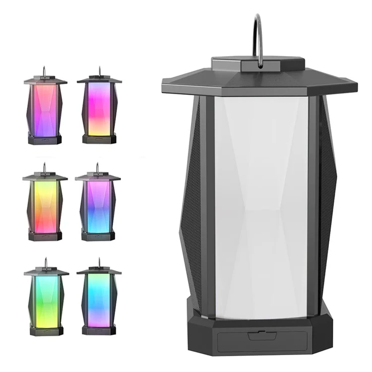 CYBORIS T10 RGB Light Bluetooth-compatible Speaker 50W High Power Bass Sound Subwoofer