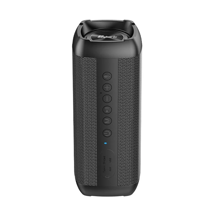 CYBORIS S6 60W High Power Bluetooth-compatible Speaker Super Bass Subwoofer Waterproof TWS Stereo Speaker - Black