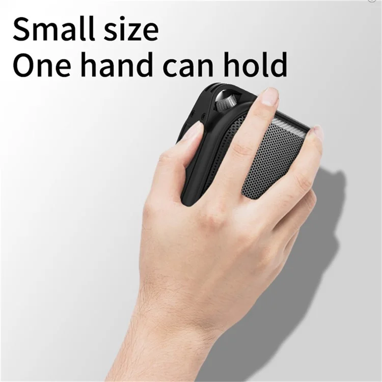 Мини-колонка CYBORIS X1-Plus 15Вт с Bluetooth-динамиком, сабвуфером и защитой от воды - Черная
