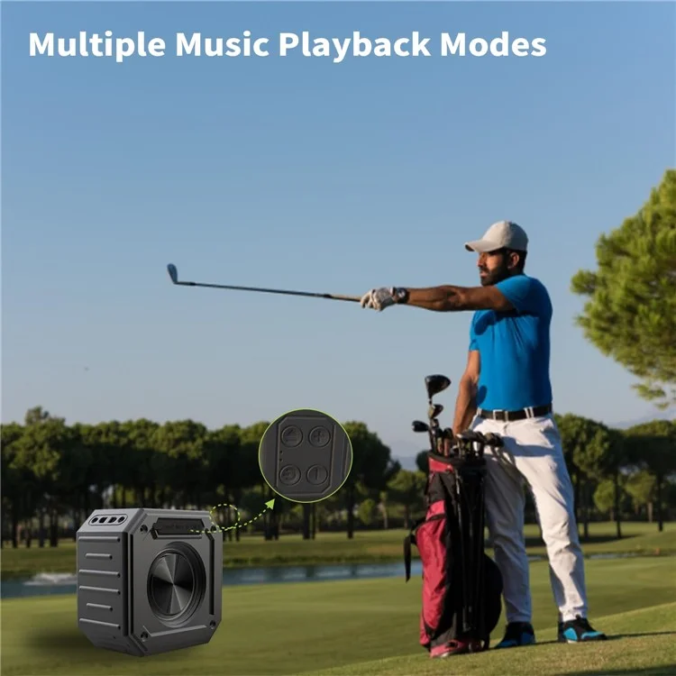 CYBORIS X1 Sport-Golf Bluetooth Golf Cart Speaker à Prova d'água Tamanho Minúsculo Som de Grave Subwoofer