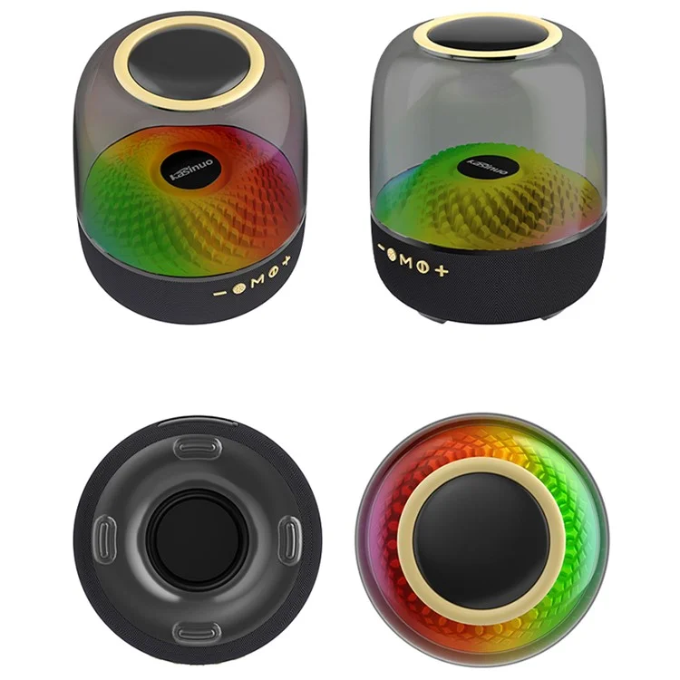 LP90 Daha Glazed 40W Wireless Bluetooth-compatible Speaker LED Colorful Music Box - White