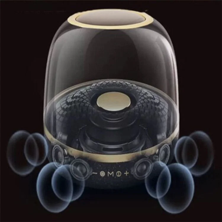 LP90 Daha Glazed 40W Wireless Bluetooth-compatible Speaker LED Colorful Music Box - White
