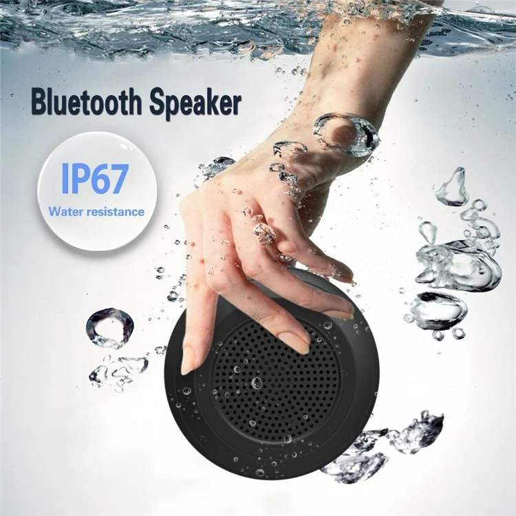 CYBORIS T101 Floating TWS Bluetooth-Lautsprecher Wasserdicht Hifi-Sound Subwoofer - Schwarz