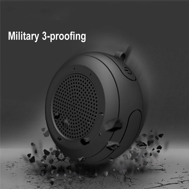 CYBORIS T101 Floating TWS Bluetooth-Lautsprecher Wasserdicht Hifi-Sound Subwoofer - Schwarz