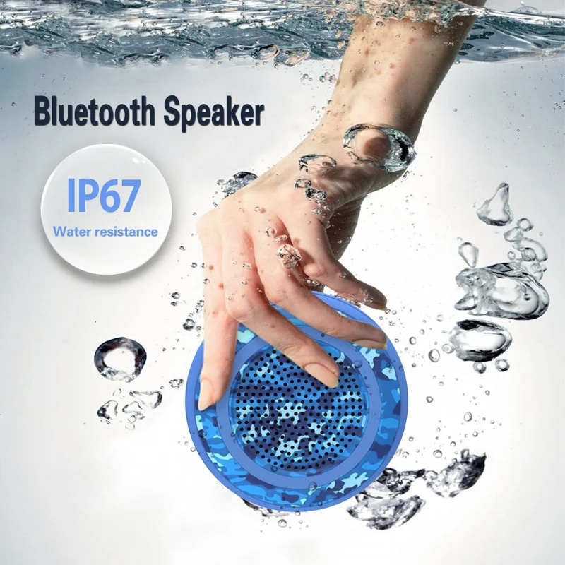 CYBORIS T101 Floating TWS Bluetooth-compatible Speaker Waterproof HiFi Sound Subwoofer - Blue