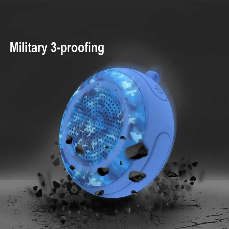 CYBORIS T101 Floating TWS Bluetooth-compatible Speaker Waterproof HiFi Sound Subwoofer - Blue