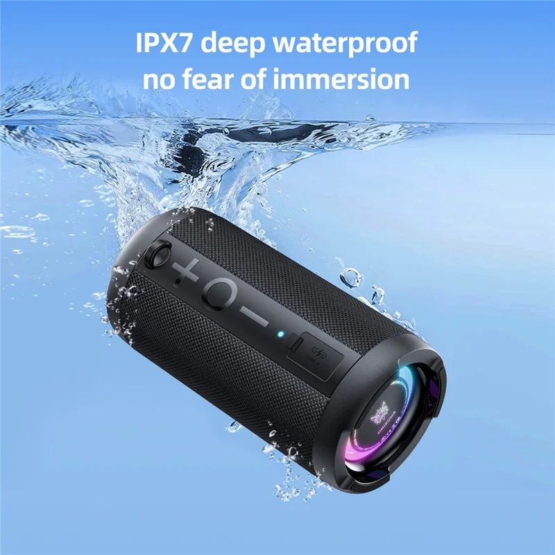 ONIKUMA L20 Portable Bluetooth-compatible Speaker Dynamic RGB Light Wireless Music Subwoofer