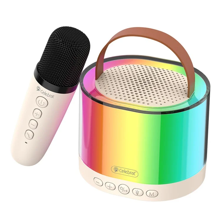 CELEBRAT SP-18 Portable K Song Bluetooth-compatible Speaker Microphone Set Outdoor Family Party Singing Song Subwoofer