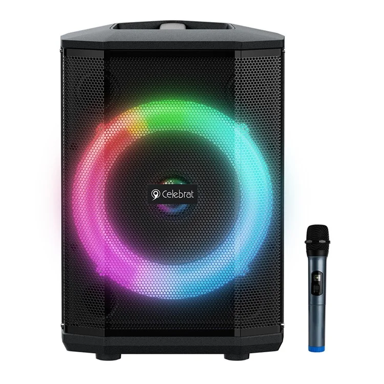 CELEBRAT SP-09 40W Haut-parleur portable haute puissance avec caisson de basses TWS Bluetooth et microphone - Prise EU