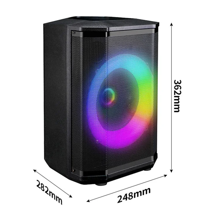 CELEBRAT SP-09 40W Haut-parleur portable haute puissance avec caisson de basses TWS Bluetooth et microphone - Prise EU