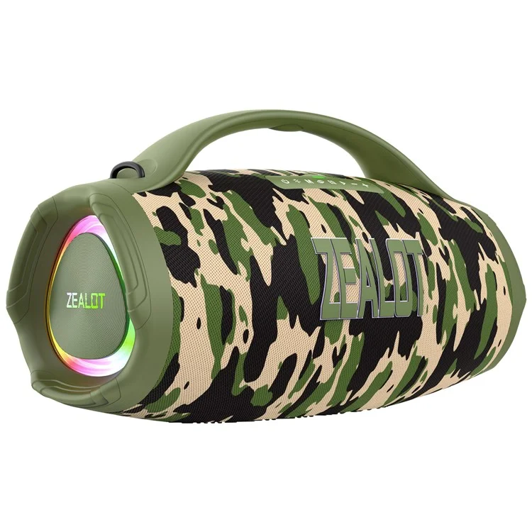 ZEALOT S98 160W Portable Bluetooth-compatible Speaker TWS Wireless HiFi Stereo Music Subwoofer - Camouflage