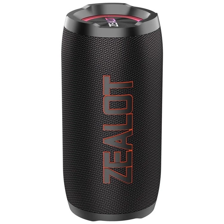 ZEALOT S76 50W Alto-Falante Bluetooth Portátil à Prova D'Água Sem Fio Subwoofer Estéreo de Música - Preto