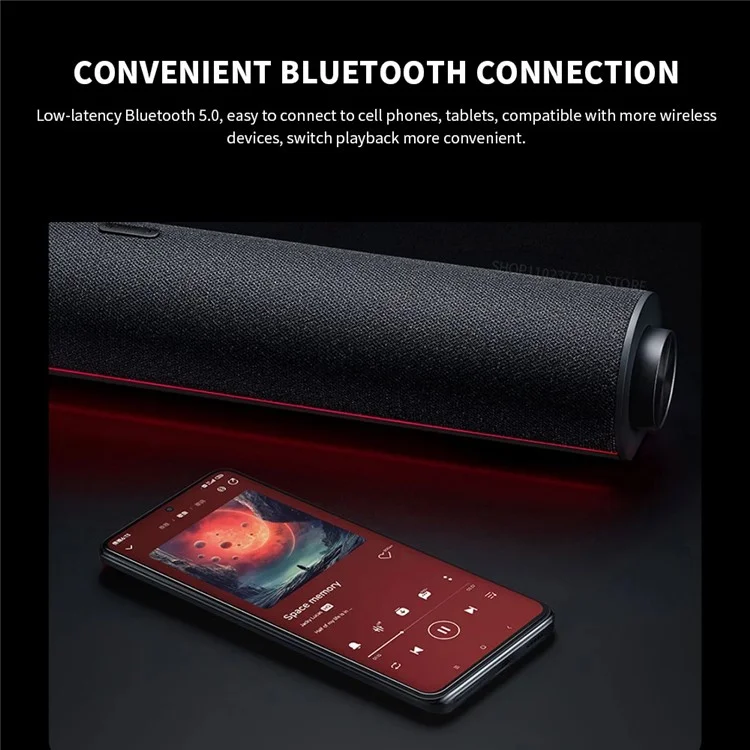 Altavoz de ordenador XIAOMI Redmi con luz RGB Bluetooth 5.0 Barra de sonido estéreo de dos canales con cuatro unidades