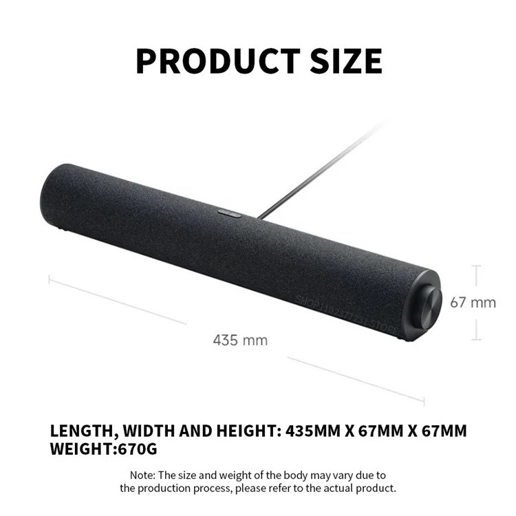 Altavoz de ordenador XIAOMI Redmi con luz RGB Bluetooth 5.0 Barra de sonido estéreo de dos canales con cuatro unidades