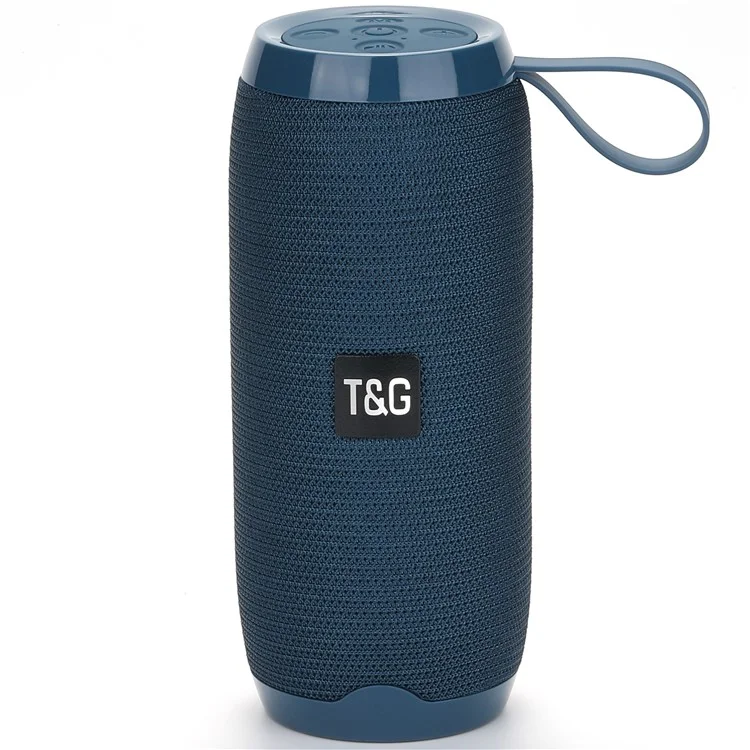 T&G TG106A Outdoor Bluetooth-compatible 5.3 TWS Speaker Portable Subwoofer Support TF Card - Blue