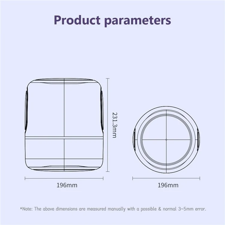 AWEI Y680 Bluetooth-compatible Speaker IPX5 Waterproof Outdoor TWS Subwoofer with 7-Color Light