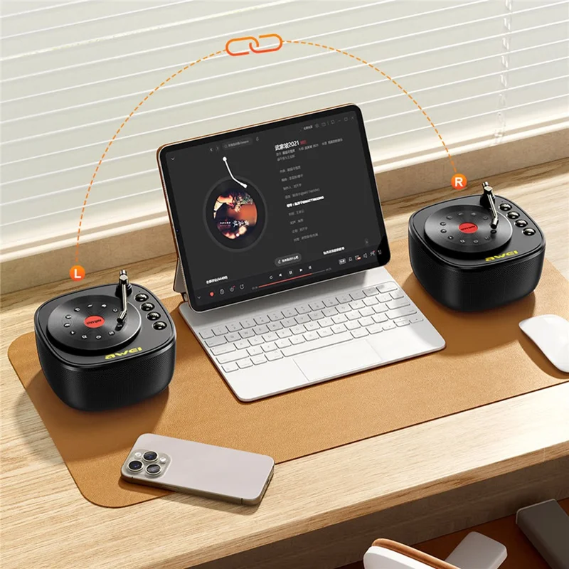 AWEI KA26 White Noise Bluetooth-compatible Speaker TWS Subwoofer Sleep Aid with 12 Soothing Sounds