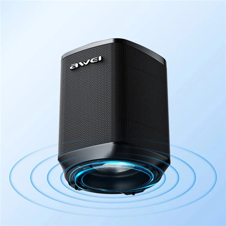AWEI Y379 IPX6 Waterproof Outdoor Portable Bluetooth-compatible 5.0 Wireless Speaker Stereo Sound Subwoofer