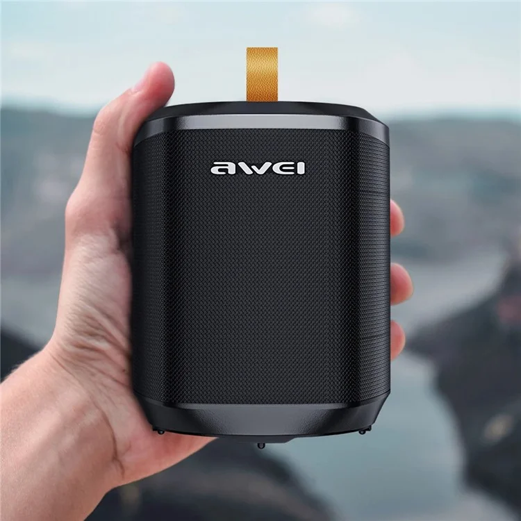 AWEI Y379 IPX6 Waterproof Outdoor Portable Bluetooth-compatible 5.0 Wireless Speaker Stereo Sound Subwoofer