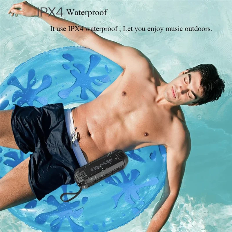 AWEI Y280 16W High Power Bluetooth-compatible Speaker IPX4 Waterproof Outdoor Portable Subwoofer - Green