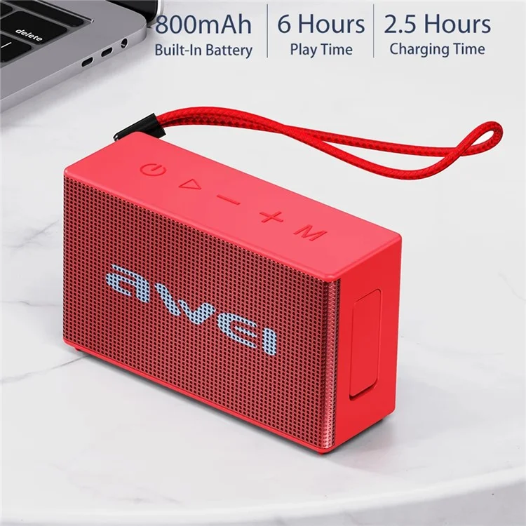 AWEI Y665 Bluetooth-Lautsprecher TWS-Pairing-Musikspieler Subwoofer für Mobiltelefone, Computer