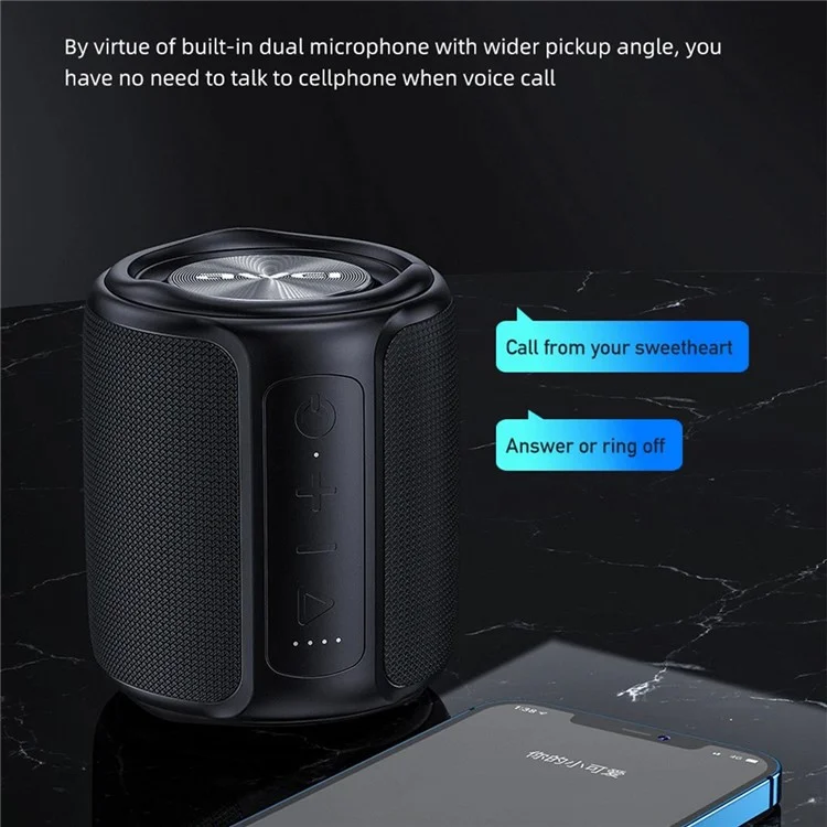 AWEI Y310 Compact Bluetooth Speaker Waterspert Tws Emparelhando Subwoofer