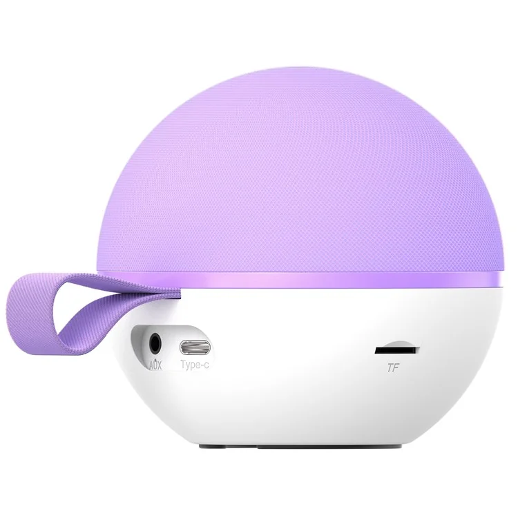 T97 Children Karaoke Machine Bluetooth-compatible Speaker Subwoofer with 1 Microphone - Purple