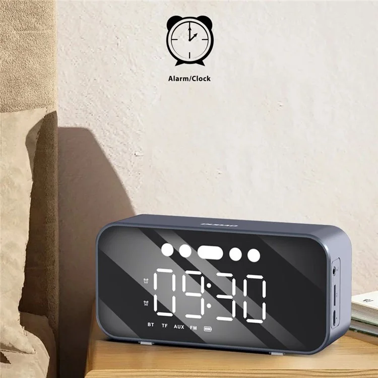 DUDAO Y17 Wireless Bluetooth-compatible Speaker Alarm Clock Multi-Function Home High Volume Subwoofer