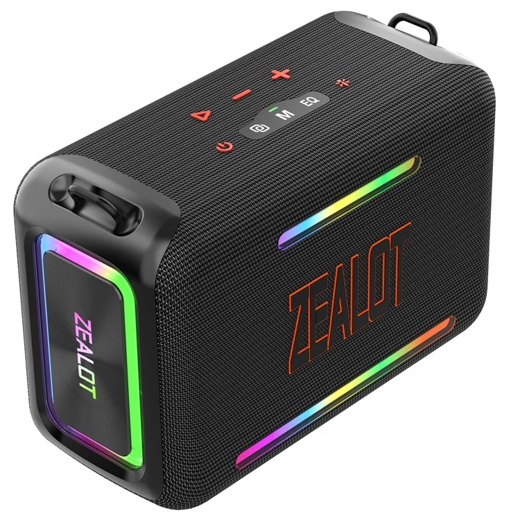 ZEALOT S95 120W High Power TWS Bluetooth-compatible Speaker HiFi Stereo Sound Portable Subwoofer - Black