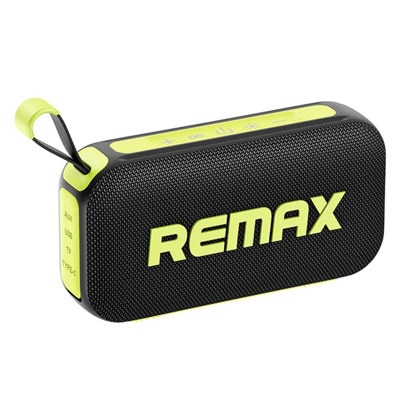 REMAX RB-M10 20W Portable Wireless Bluetooth-compatible Speaker IP67 Waterproof with LED Light 4000mAh Battery - Black
