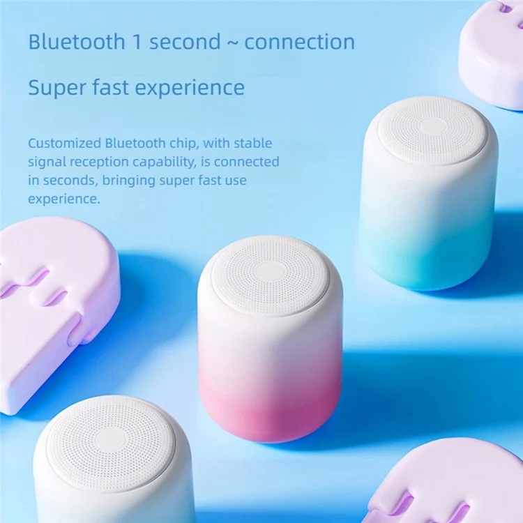 BT2939 Portable Bluetooth-compatible Speaker Wireless Waterproof Music Speaker Support TF Card - Black
