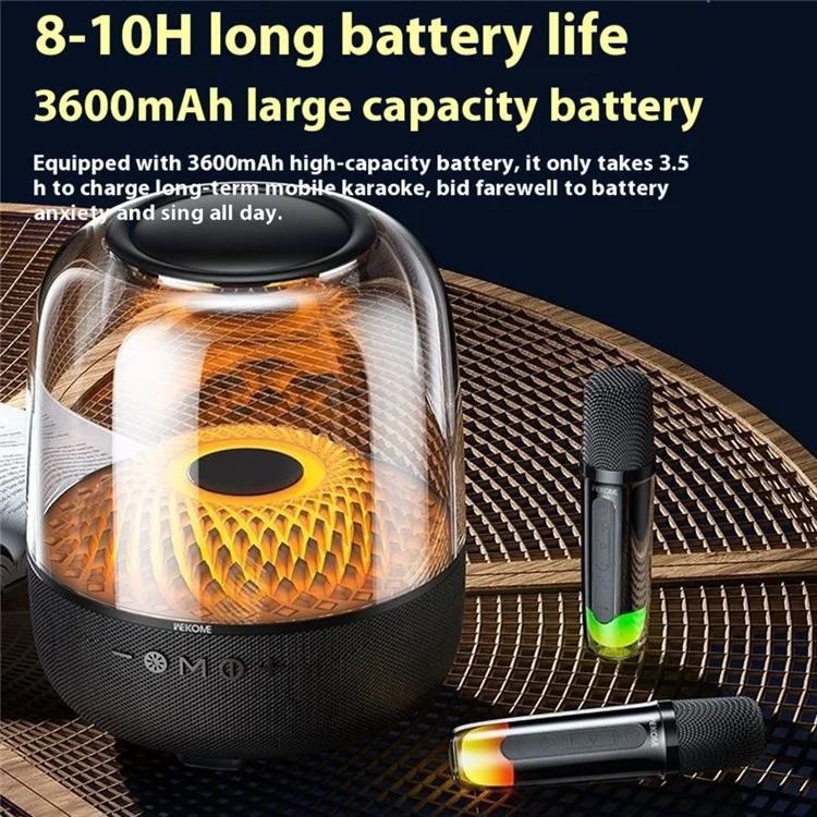 WEKOME Beluga D16 Desktop Bluetooth-compatible Speaker 40W Wireless Speaker with Dual Microphones