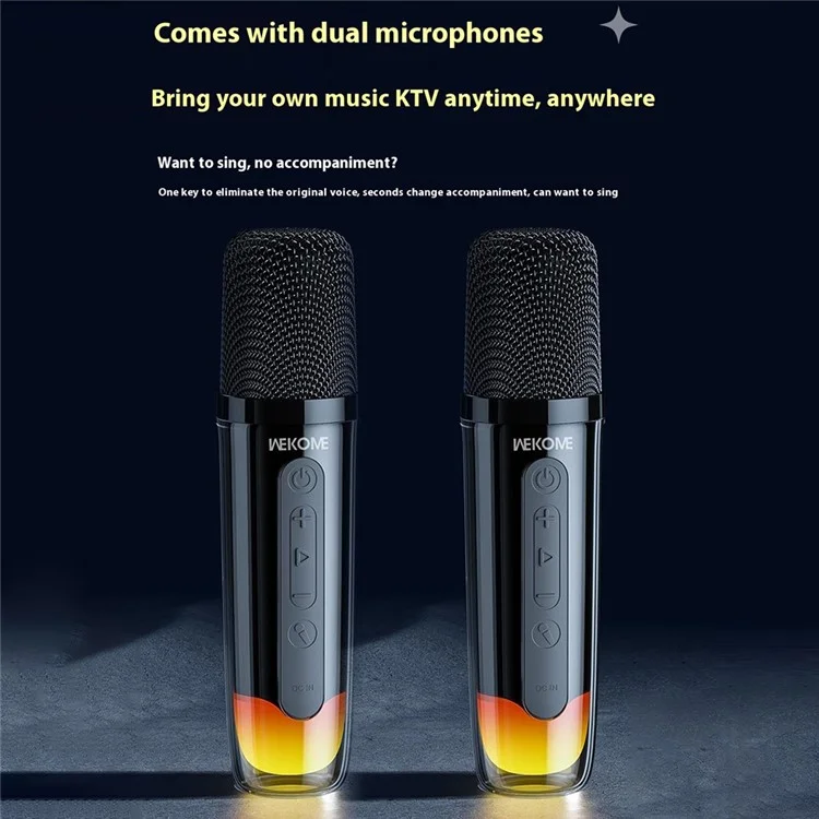 WEKOME Beluga D16 Desktop Bluetooth-compatible Speaker 40W Wireless Speaker with Dual Microphones