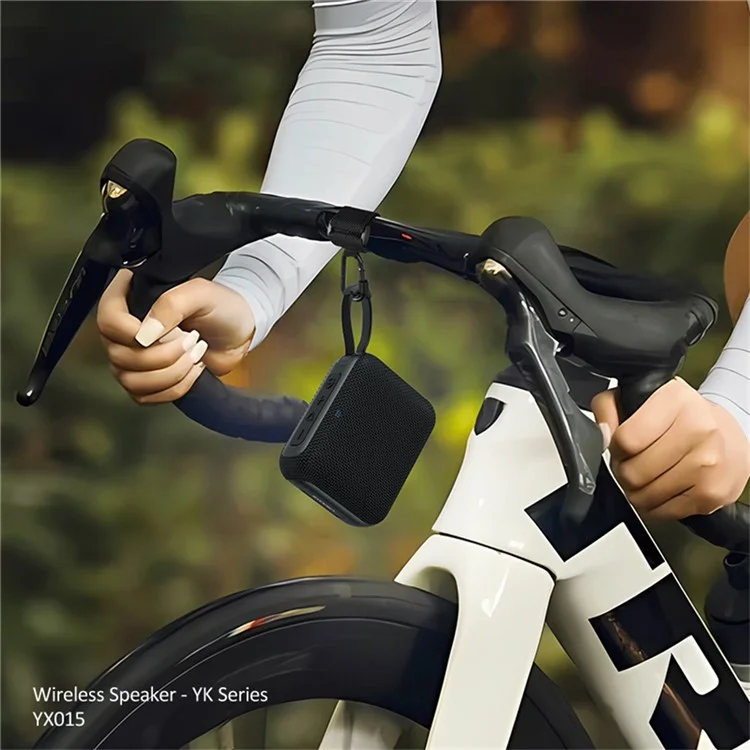USAMS YX015 Bluetooth-compatible Speaker Portable Wireless, Bluetooth-compatible 5.3, TWS Pairing