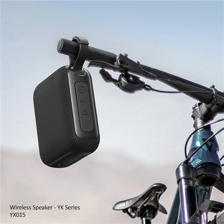 USAMS YX015 Bluetooth-compatible Speaker Portable Wireless, Bluetooth-compatible 5.3, TWS Pairing