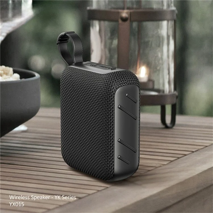 USAMS YX015 Bluetooth-compatible Speaker Portable Wireless, Bluetooth-compatible 5.3, TWS Pairing