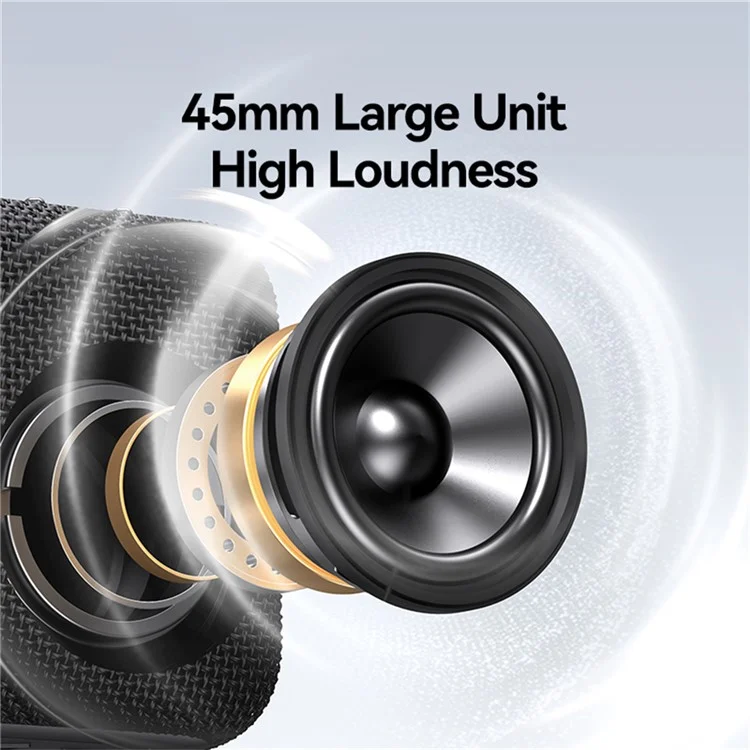 USAMS YX015 Bluetooth-compatible Speaker Portable Wireless, Bluetooth-compatible 5.3, TWS Pairing