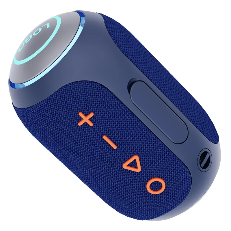 Bulk Purchasing Q47 Outdoor Bluetooth-compatible Speaker Waterproof Wireless Music Speaker with Light - Black