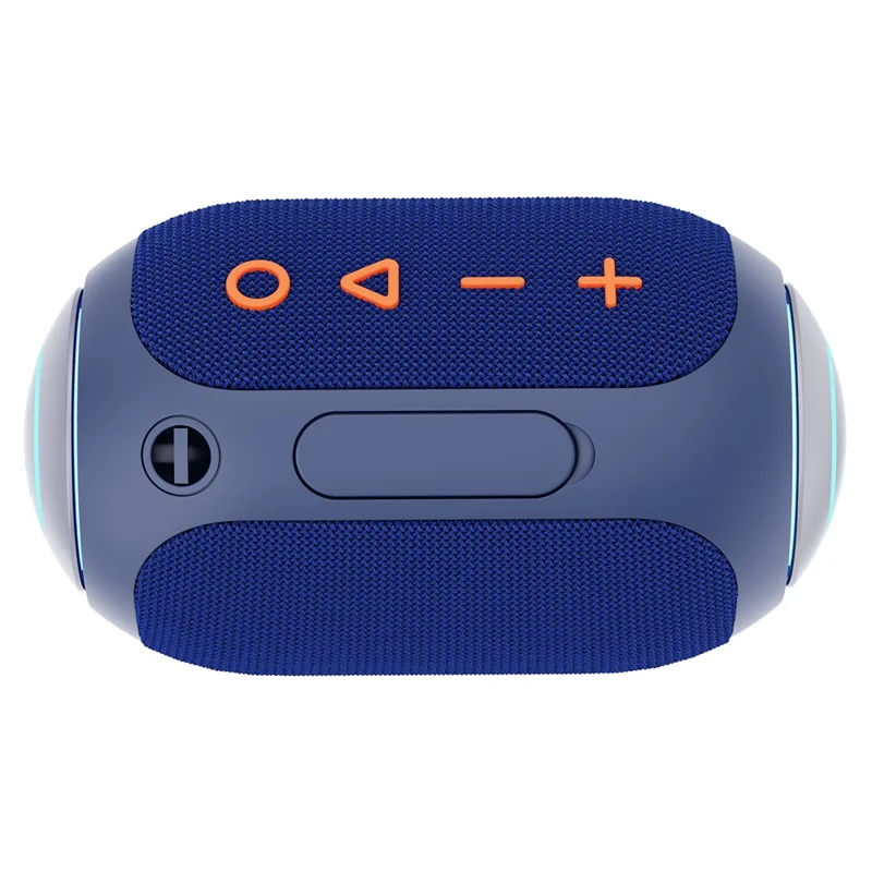 Bulk Purchasing Q47 Outdoor Bluetooth-compatible Speaker Waterproof Wireless Music Speaker with Light - Black