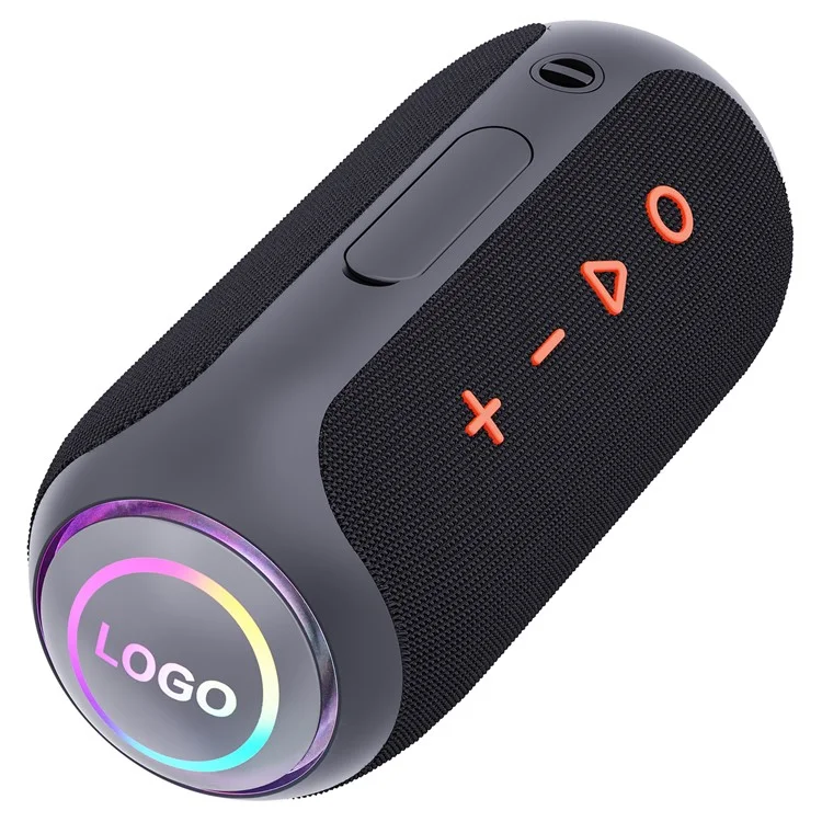 Bulk Purchasing Q49 Outdoor Bluetooth-compatible Speaker Waterproof TWS Pairing TF Card AUX Loudspeaker - Black