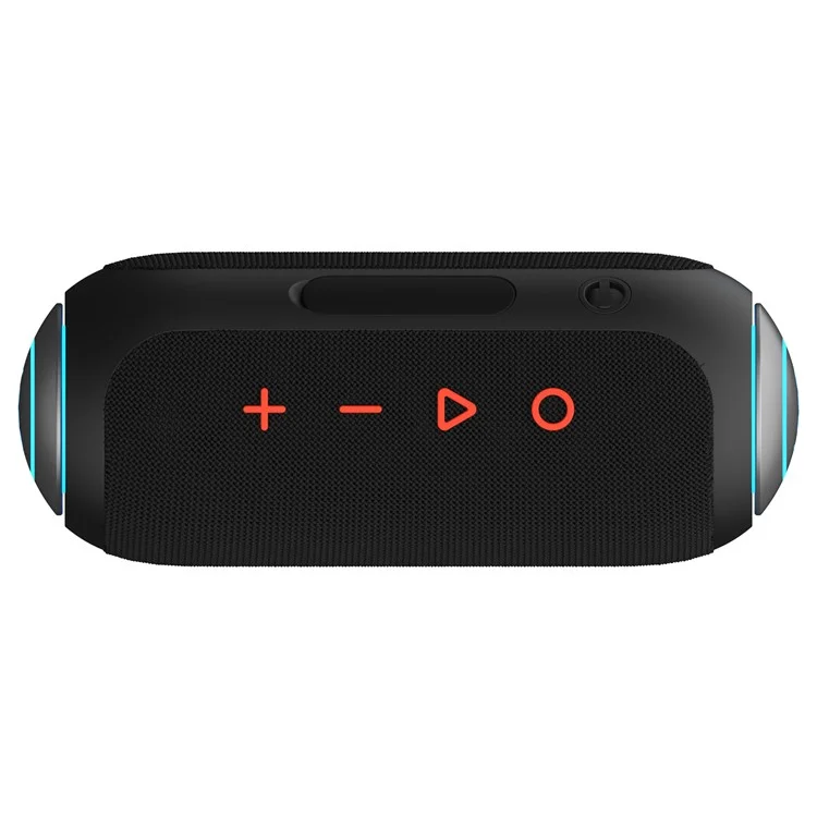 Bulk Purchasing Q49 Outdoor Bluetooth-compatible Speaker Waterproof TWS Pairing TF Card AUX Loudspeaker - Black