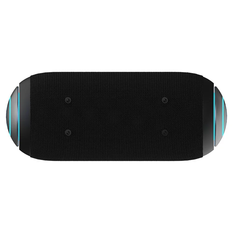 Bulk Purchasing Q49 Outdoor Bluetooth-compatible Speaker Waterproof TWS Pairing TF Card AUX Loudspeaker - Black