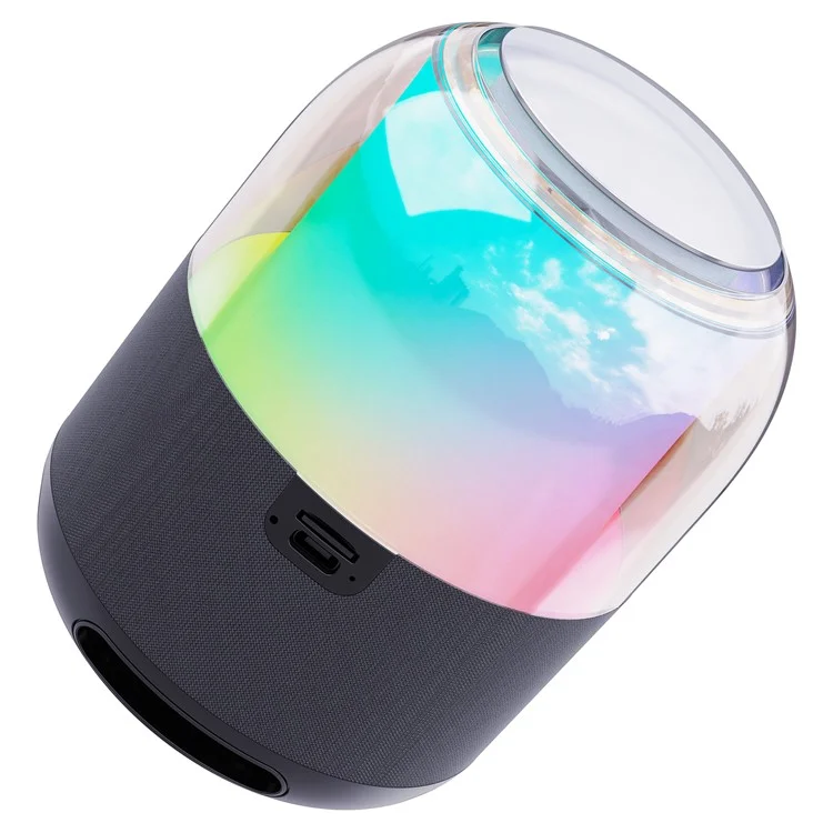 Achat en gros du haut-parleur Bluetooth de bureau Q56D avec appel mains libres, musique et lumière colorée