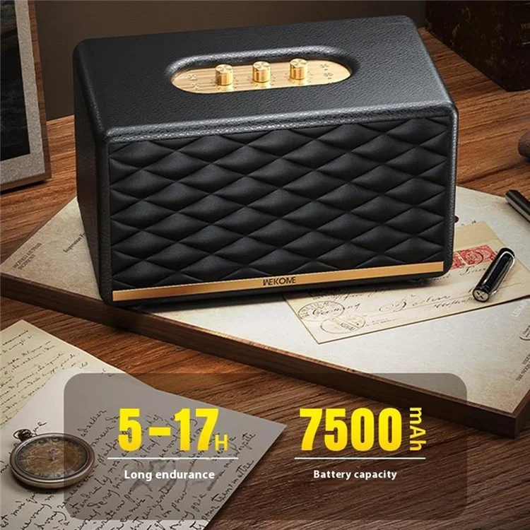 WEKOME Beluga D30 Enceinte Bluetooth de bureau Système sonore puissant Haut-parleur sans fil 7500mAh