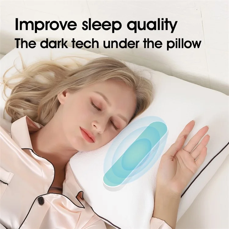 Altoparlante wireless sotto il cuscino SMB-01A Mini Aiuto per il sonno Rumore bianco Cassa musicale a conduzione ossea Compatibile Bluetooth - Nero