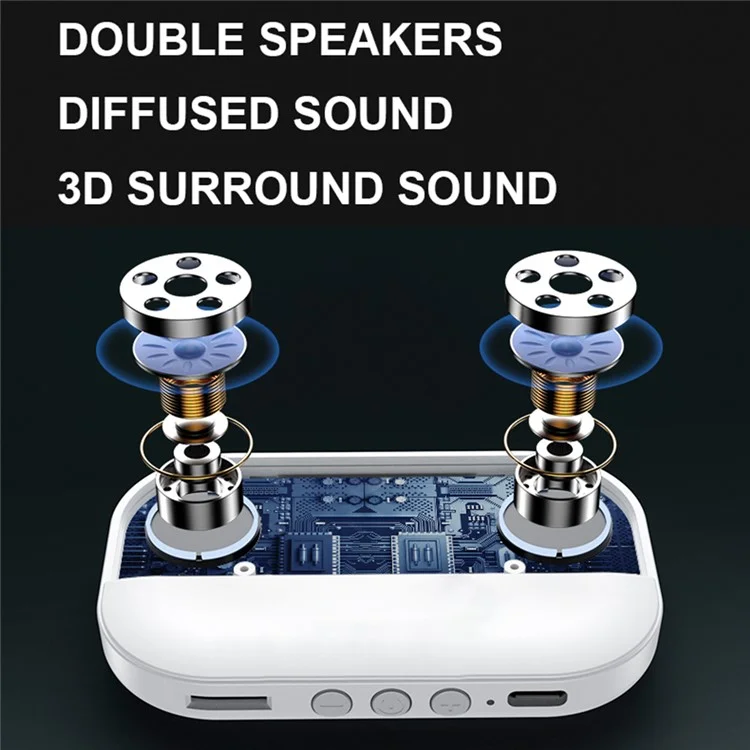 SMB-02 Bone Conduction Under Pillow Speaker Bluetooth-Compatible Sleep Aid Mini Music Box - Light Green
