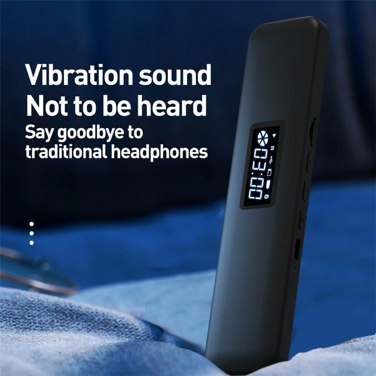 SMB-04 Smart Bone Conduction Bluetooth-compatible Under Pillow Speaker Sleep Aid Mini White Noise Music Box - White