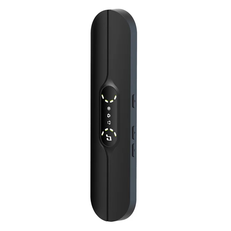 SMB-07 Boîte à musique sans fil Bluetooth compatible avec haut-parleur de sommeil à conduction osseuse intelligent sous l'oreiller - Noir
