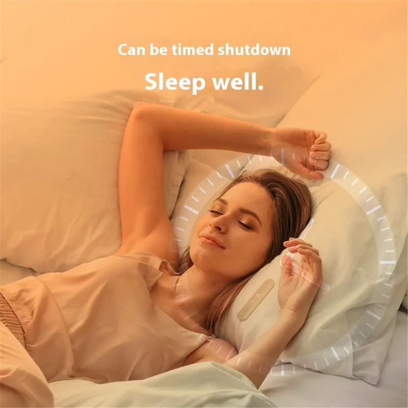 SMB-07 Smart Bone Conduction Sleep Aid Under Pillow Music Box Wireless Bluetooth-compatible Speaker - White